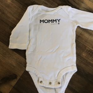 3mo long sleeve mommy rocks onesie